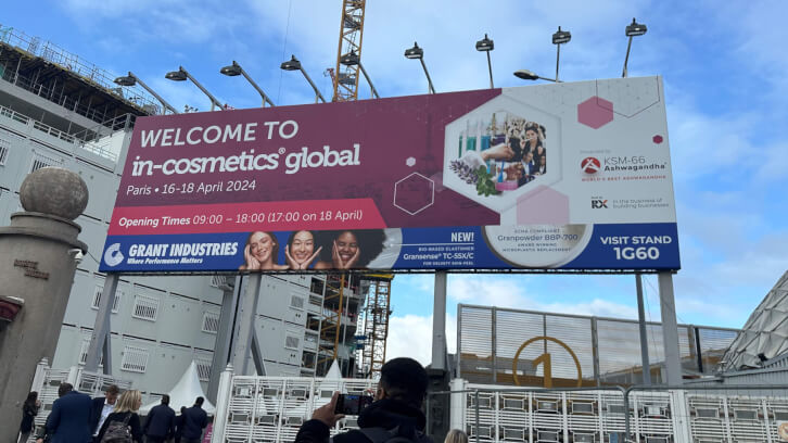 Three takeaways from In Cosmetics Global 2024 in Paris