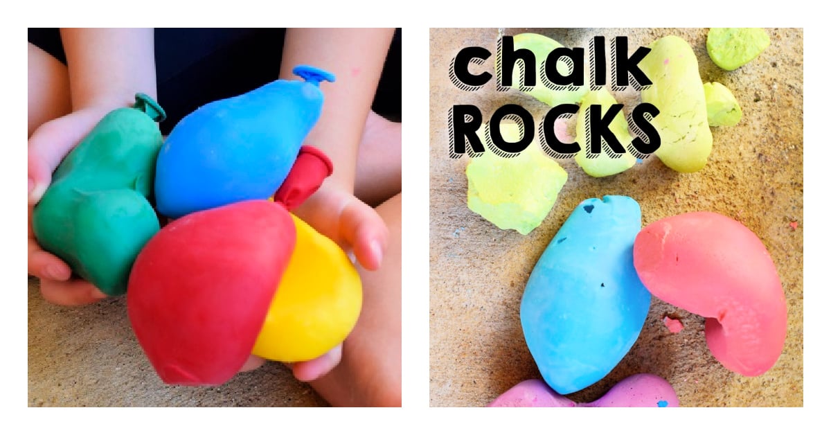 How to Make Chalk Rocks