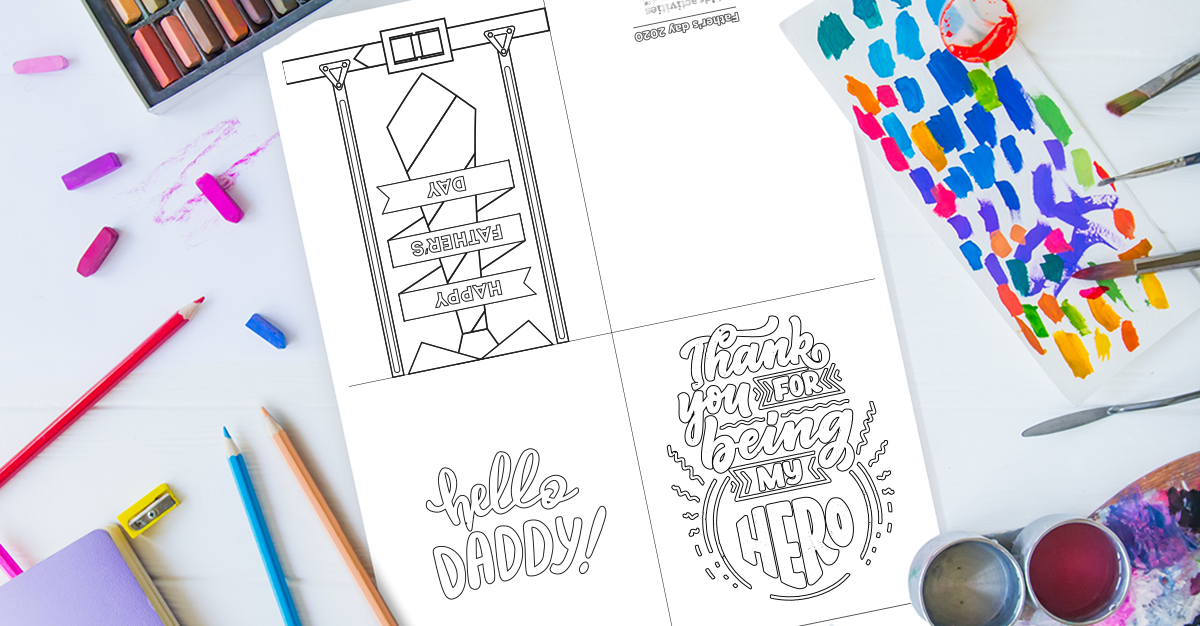 Free Father’s Day Printable Cards 2024 – Print, Color & Give to Dad