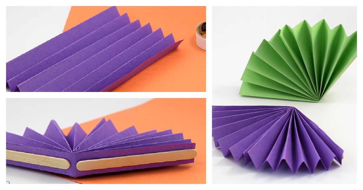 Let’s Fold Easy Paper Fans