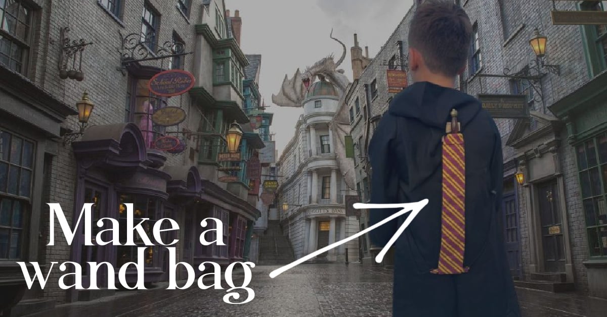 Make Your Own Harry Potter Wizard Wand Bag