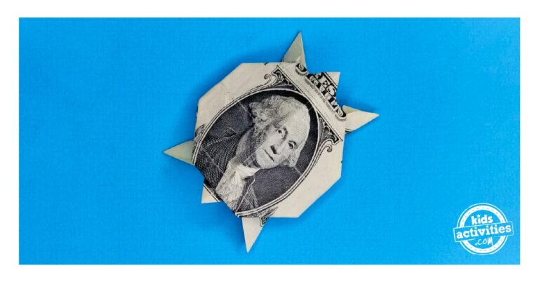 How To Make a Dollar Bill Origami Turtle