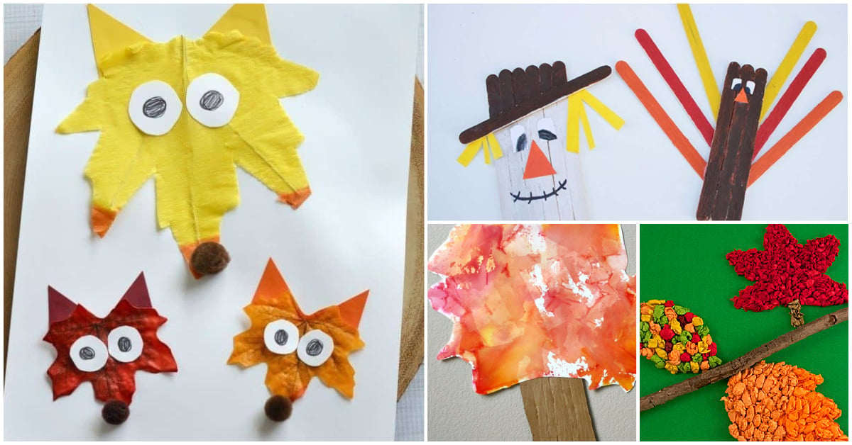 25 Fall Preschool Crafts