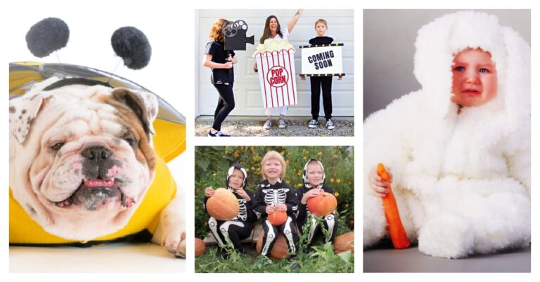 9 Quick, Easy & Spooky Cute Family Halloween Costume Ideas