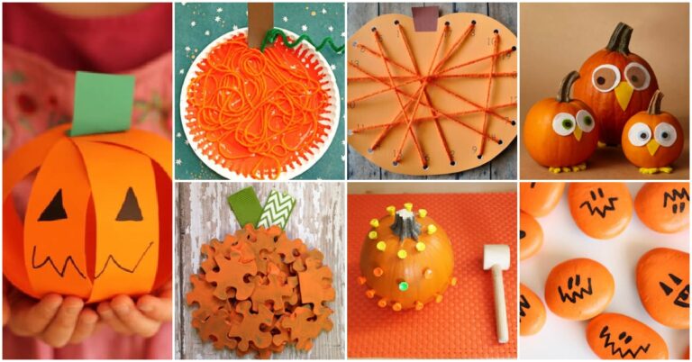 30+ Pumpkin Craft Ideas for Kids