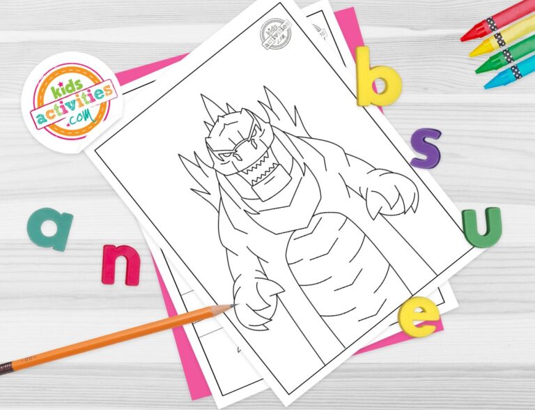 Free Printable Godzilla Coloring Pages