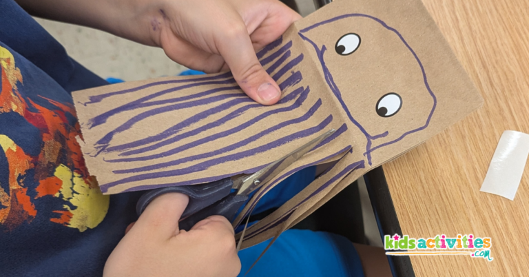 Easy Paper Bag Jellyfish Art Project