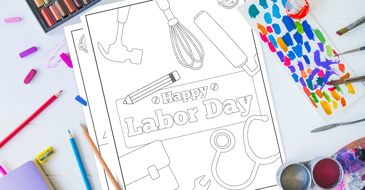 Free Printable Labor Day Coloring Pages for Kids