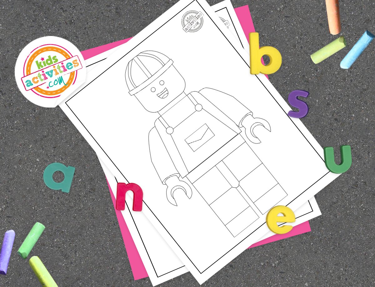 Printable LEGO Coloring Pages For Kids