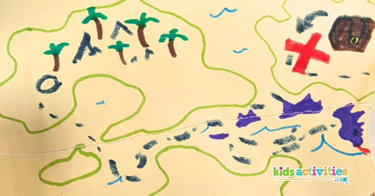 Explore the Sea With This Treasure Map Art Project for Kids!