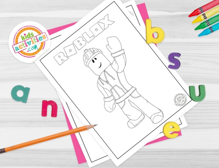 Free Roblox Coloring Pages for Kids to Print & Color