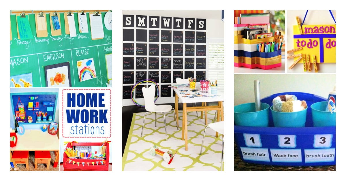 22 Genius Family Organization Stations You Have to See