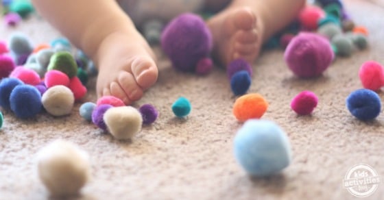 20+ Pom Pom Activities for Babies & Toddlers