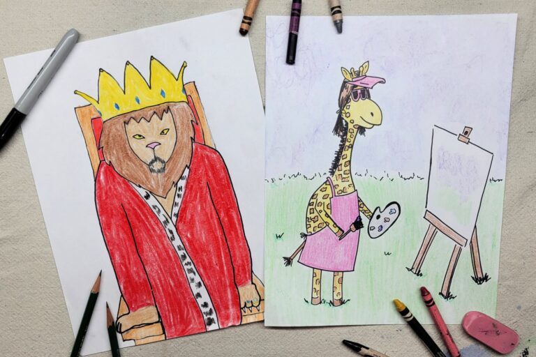 Animal Personification Art Project for Kids