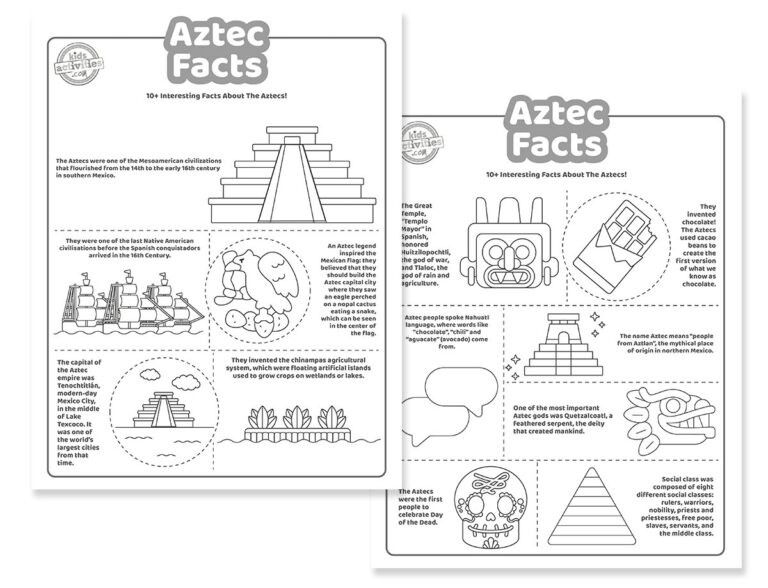 Cool Aztec Facts For Kids: Print & Learn