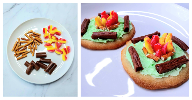 Edible Camping Craft: Campfire Cookies