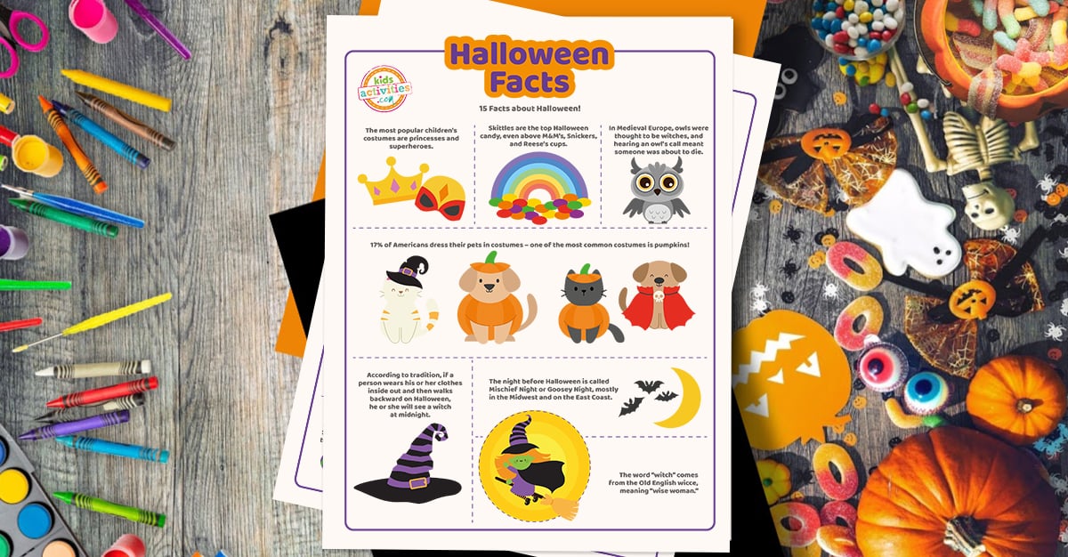 Fun Halloween Facts for Kids You Can Print