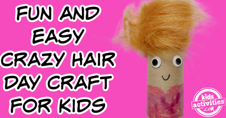 Fun and Easy Crazy Hair Day Craft for Kids