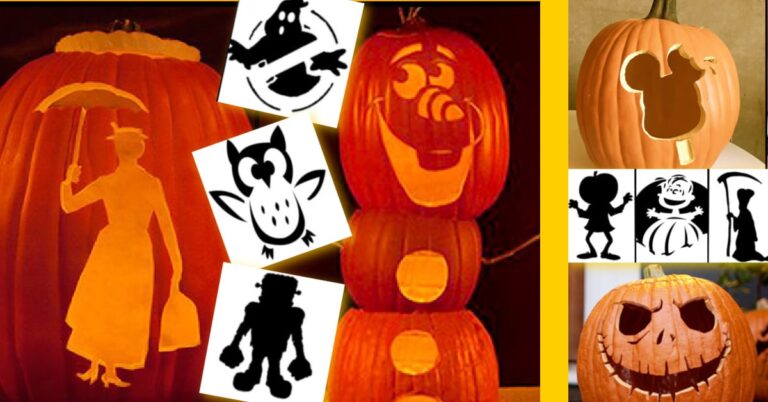 35 of the BEST Jack o Lantern Stencil Patterns