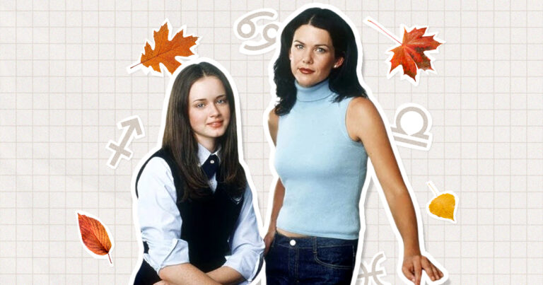 the everygirl social gilmore girls fall zodiac