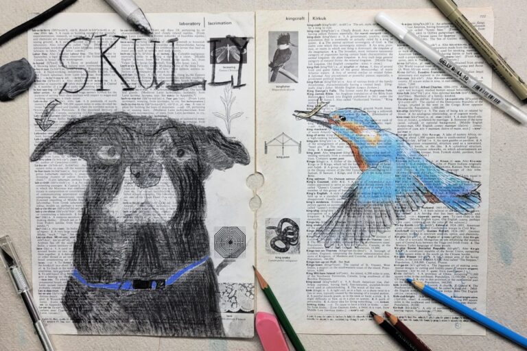 Dictionary Page Art Project for Kids