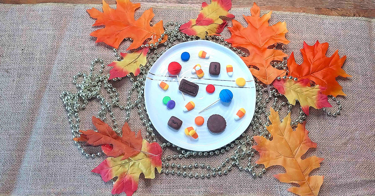 Halloween Clay Candy Craft For Kids