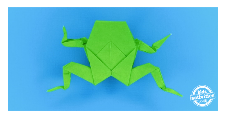 Origami Frog Tutorial For Kids of All Ages