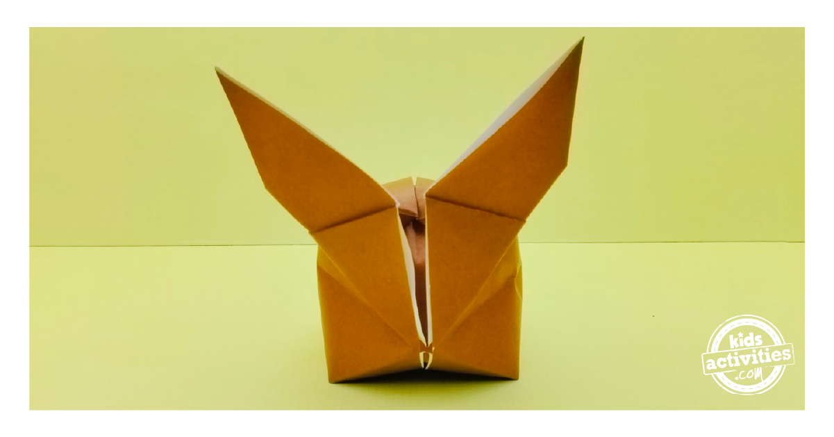 Extremely Easy Origami Rabbit Tutorial For Kids