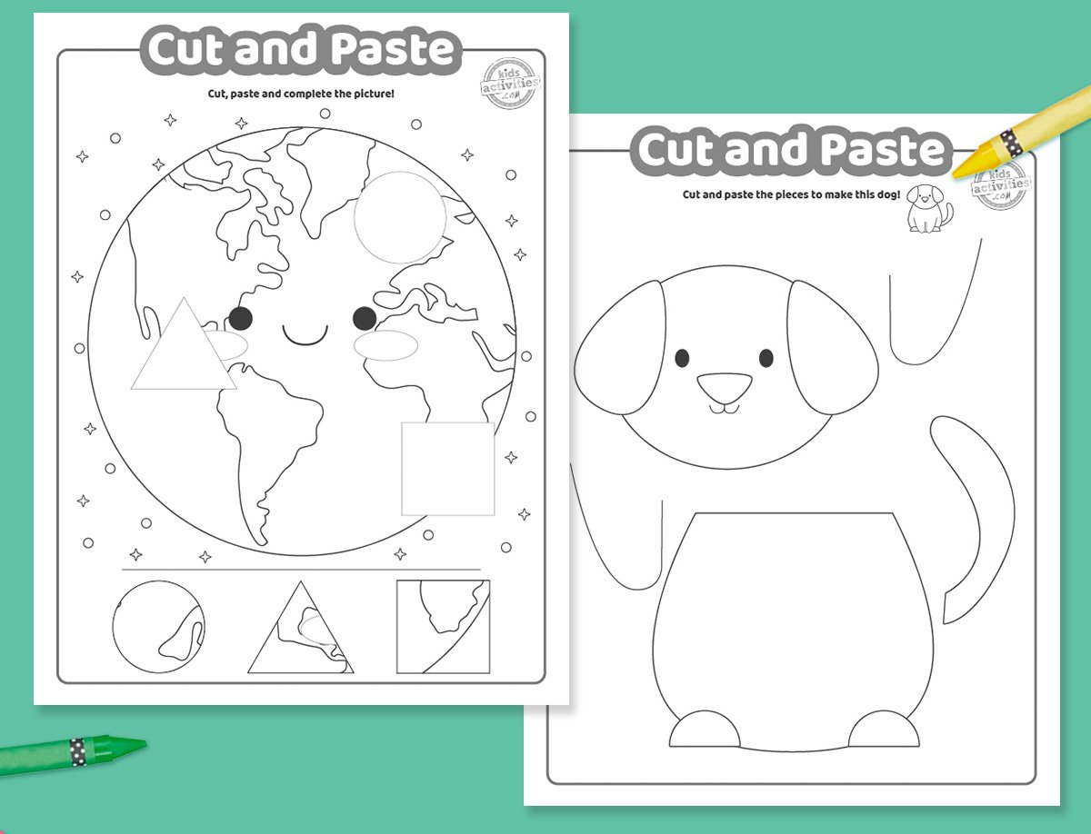 Cut and Paste Worksheets For Kids of All Ages