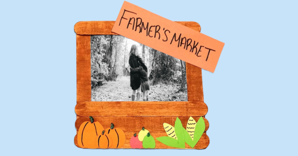 DIY Fall Picture Frame Craft For Kids