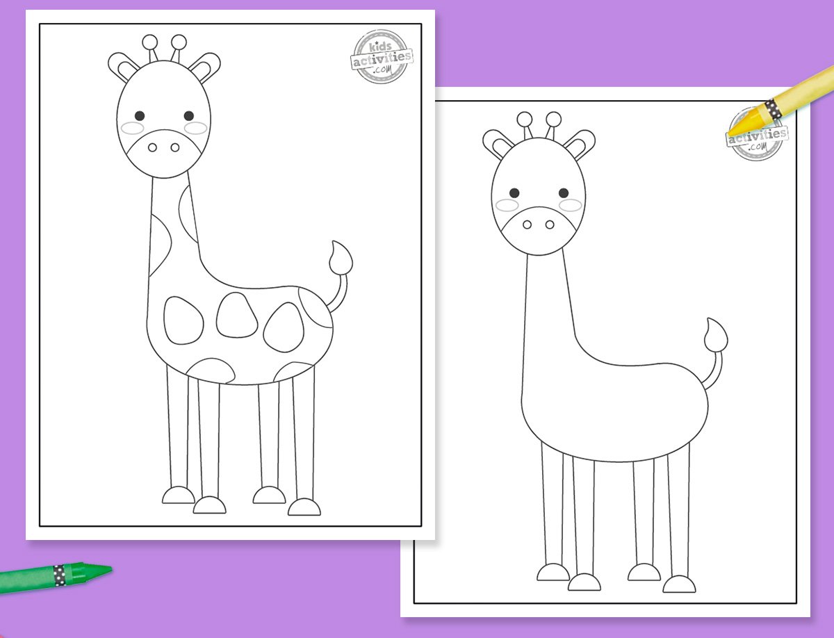 Free Giraffe Template Ready To Print