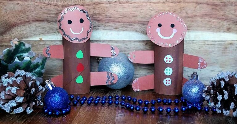 Festively Fun Gingerbread Man Craft For Kids