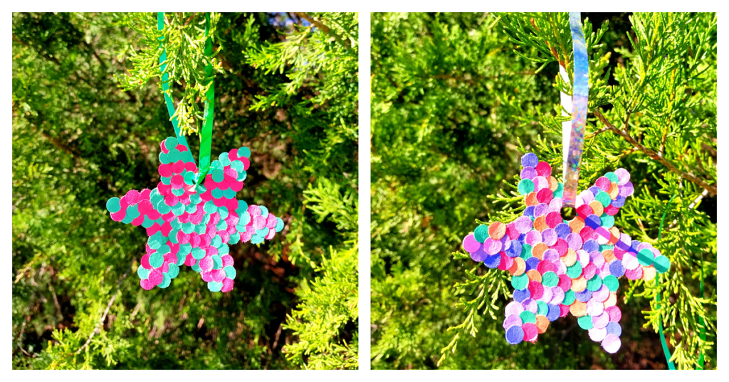 Paper Punch Ornament Craft For Kids