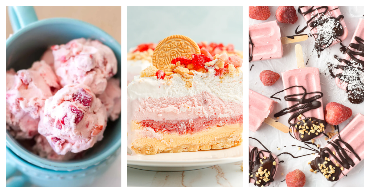 Celebrate National Strawberry Ice Cream Day With These Sweet Recipes