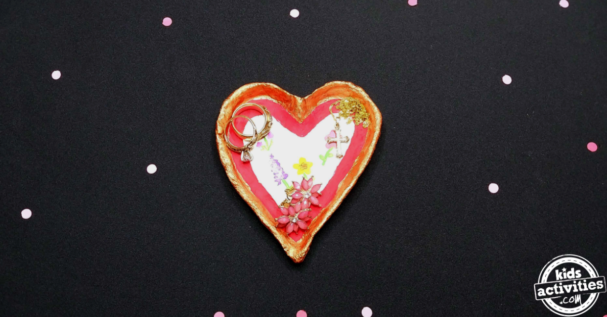 Clay Heart Craft For Valentine’s Day