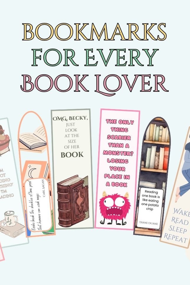 24 Printable Bookmarks for Kids (& Their Favorite Grown-Ups)