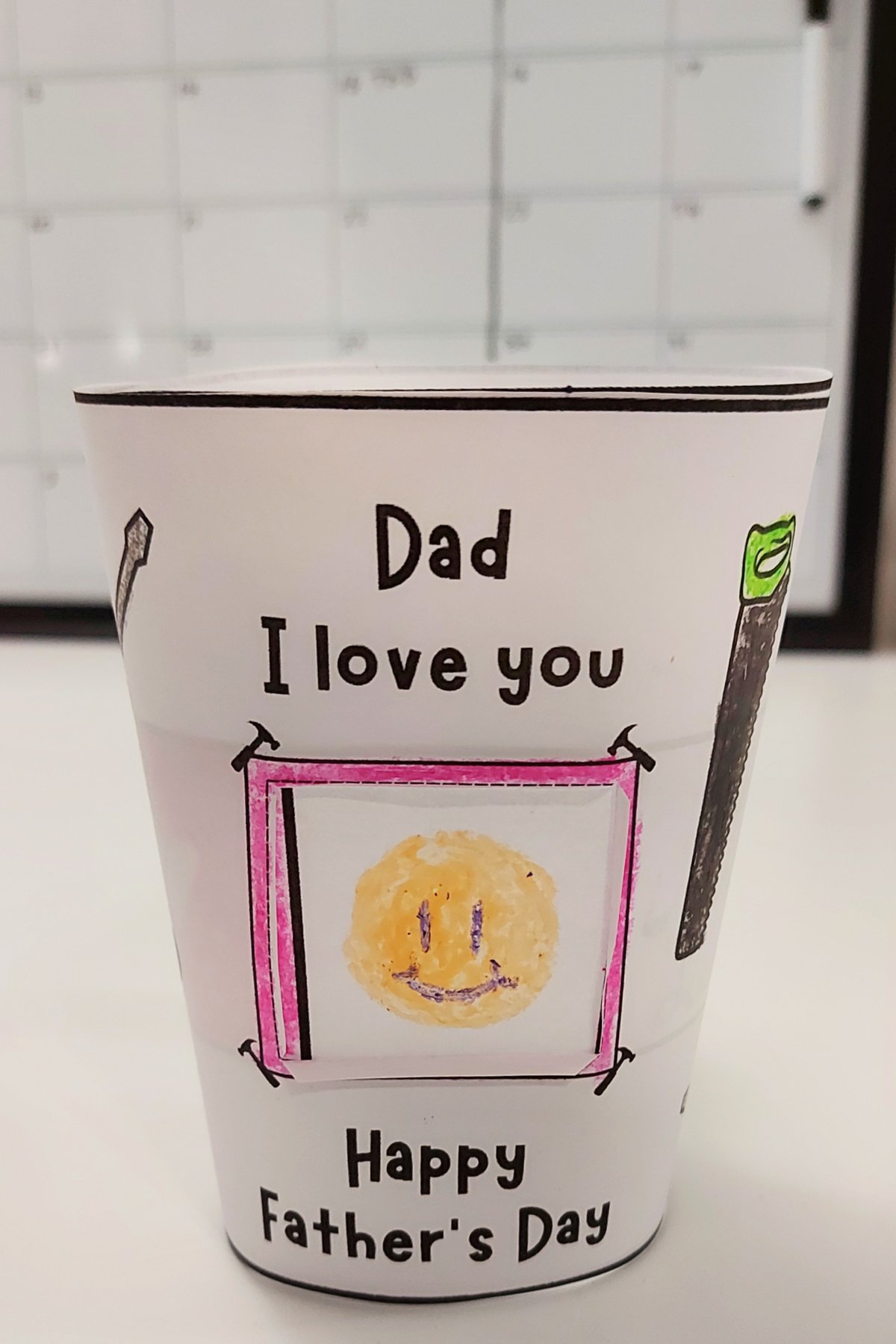Secret Message Father’s Day Coffee Cup Craft to Give