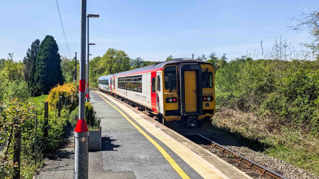 Heart of Wales line Cynghordy Station Photo Ben Lerwill