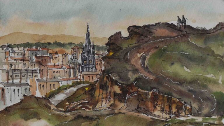 Hero Edinburgh in sketches 11. Arthur s Seat Photo Shikhah Shah