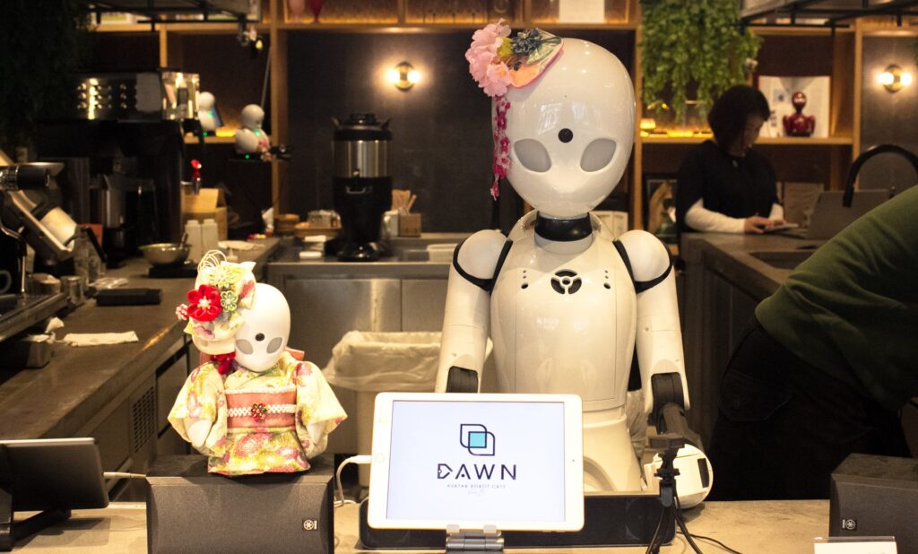 Tokyo robot cafe Avatar entrance Intrepid Travel